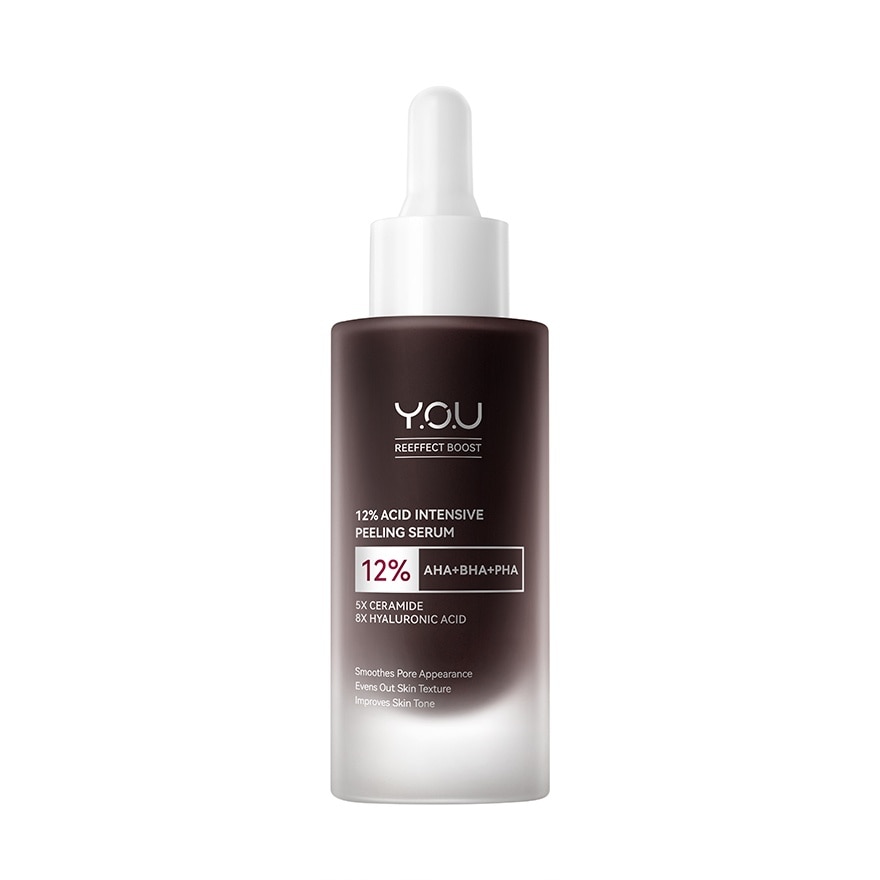 Y.O.U Reeffect Boost 12 Acid Intensive Peeling Serum 30ml.