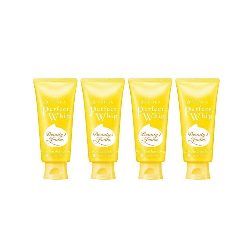 Senka Senka Perfect Whip Vit C Poreless Glow 100 G. Pack 2+2