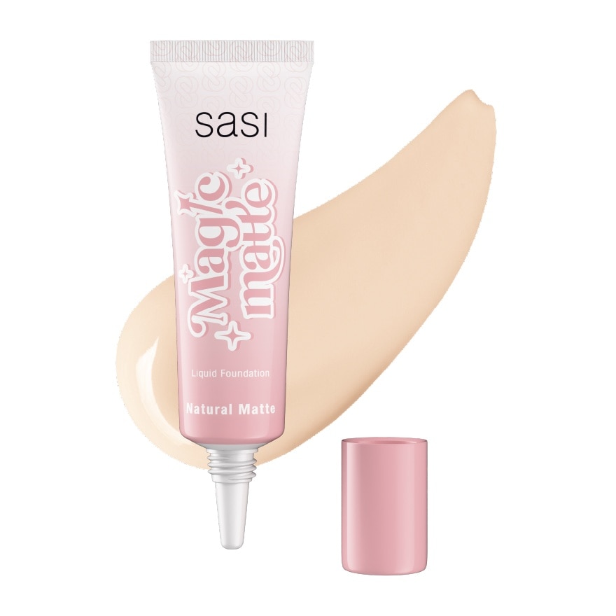 Sasi ศศิ เมจิก แมท ลิควิด ฟาวน์เดชั่น 15มล.  20 ไอวอรี่