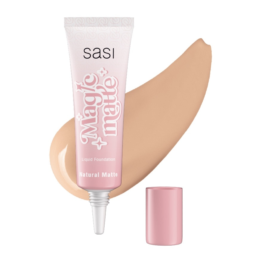 Sasi ศศิ เมจิก แมท ลิควิด ฟาวน์เดชั่น 15มล.  30 เนเชอรัล
