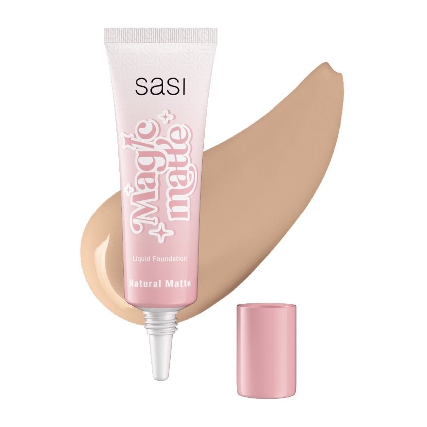 Sasi ศศิ เมจิก แมท ลิควิด ฟาวน์เดชั่น 15มล.  40 ฮันนี่
