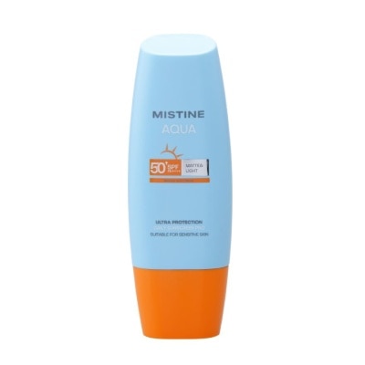 Mistine มิสทิน อะควา เบส อัลตร้า โพรเทคชั่น แมทท์ แอนด์ ไลท์ เดลี่ เฟส ซันสกรีน โปร SPF50+ PA
