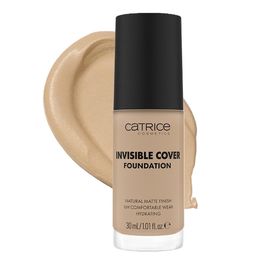 Catrice คาทริซ อินวิสซิเบิล คัฟเวอร์ ฟาวเดชั่น 30มล. 017N