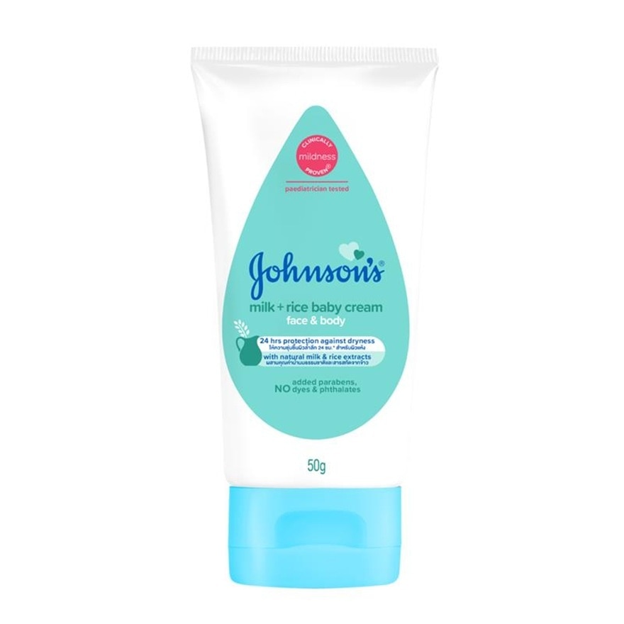 Johnson's Baby Cream Face Body Milk + Rice 50 G.