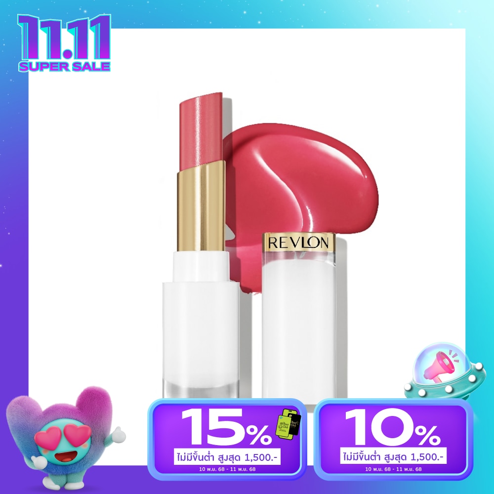 เรฟลอน ซูเปอร์ ลัสทรัส กลาส ชายน์ ลิป บาล์ม 3.1ก. 005 กลอสเซส อัพ โรส