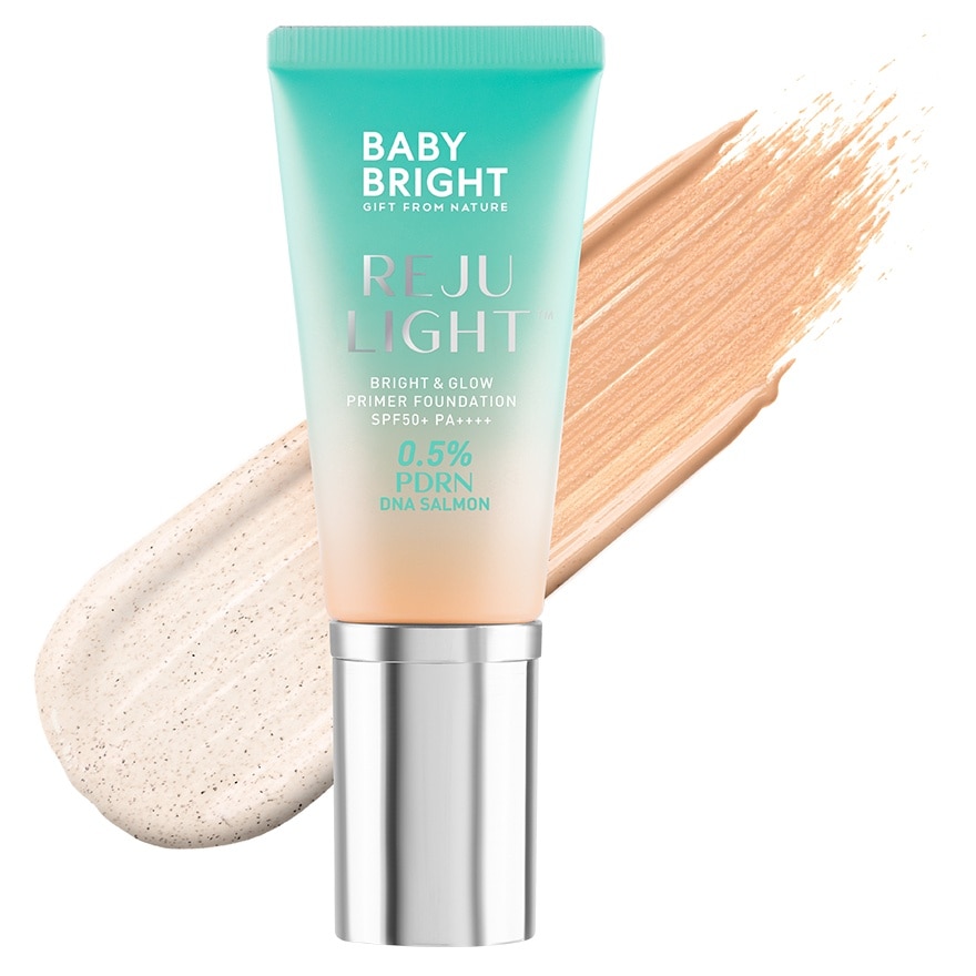 Baby Bright Baby Bright Rejulight Bright  Glow Primer Foundation SPF50+ PA++++ 30g. 23 Rich Tan