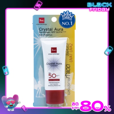 BSC BSC Crystal Aura Sunscreen Anti-Pollution SPF50 PA+++ 25g.