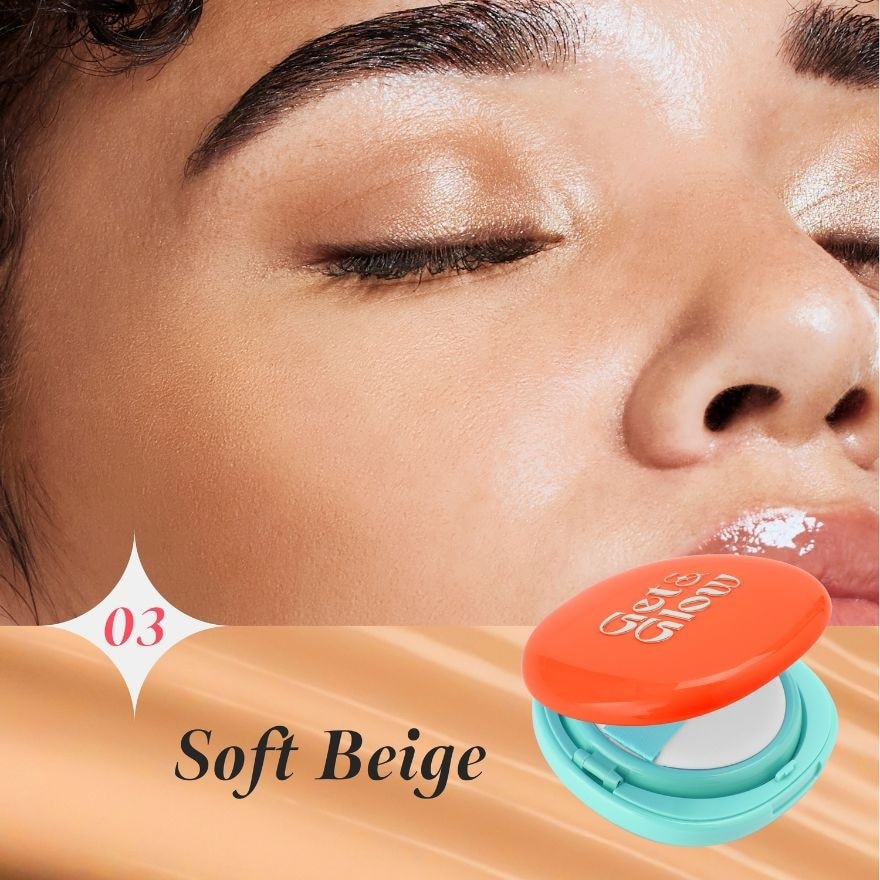 GetGlow Perfect Skin Fit Cushion 13g. 03 Soft Beige