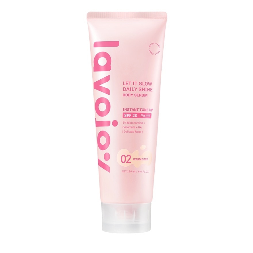 Lavojoy Lavojoy Body Serum Let It Glow Daily Shine Tone Up Warm Sand SPF20 PA++ 180 Ml.