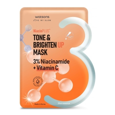 WATSONS วัตสัน โทน ไบรท์เท่น อัพ มาสก์ 1 แผ่น. image