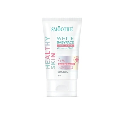 Smooth E Smooth E White Babyface Spot Clear Non-Ionic Foam 15 ml.