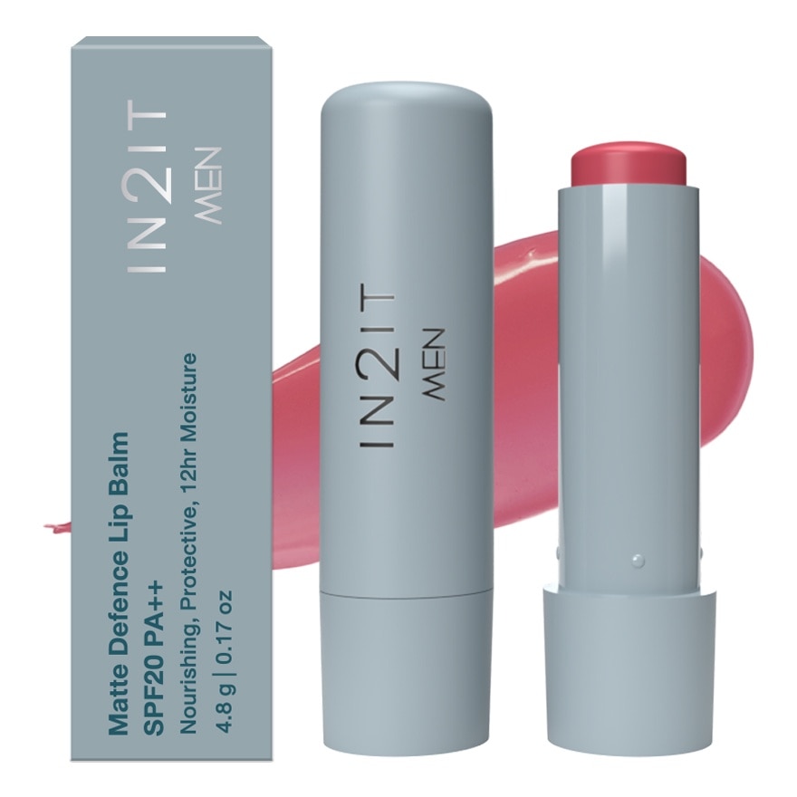 In2It Men Matte Defence Lip Balm SPF20 PA++ 4.8g. 01 Yam