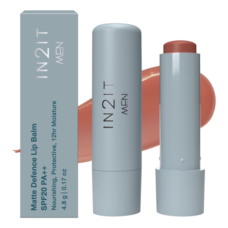 อินทูอิท เมน แมตต์ ดีเฟนซ์ ลิปบาล์ม SPF20 PA++ 4.8g. 02 ไซเดอร์