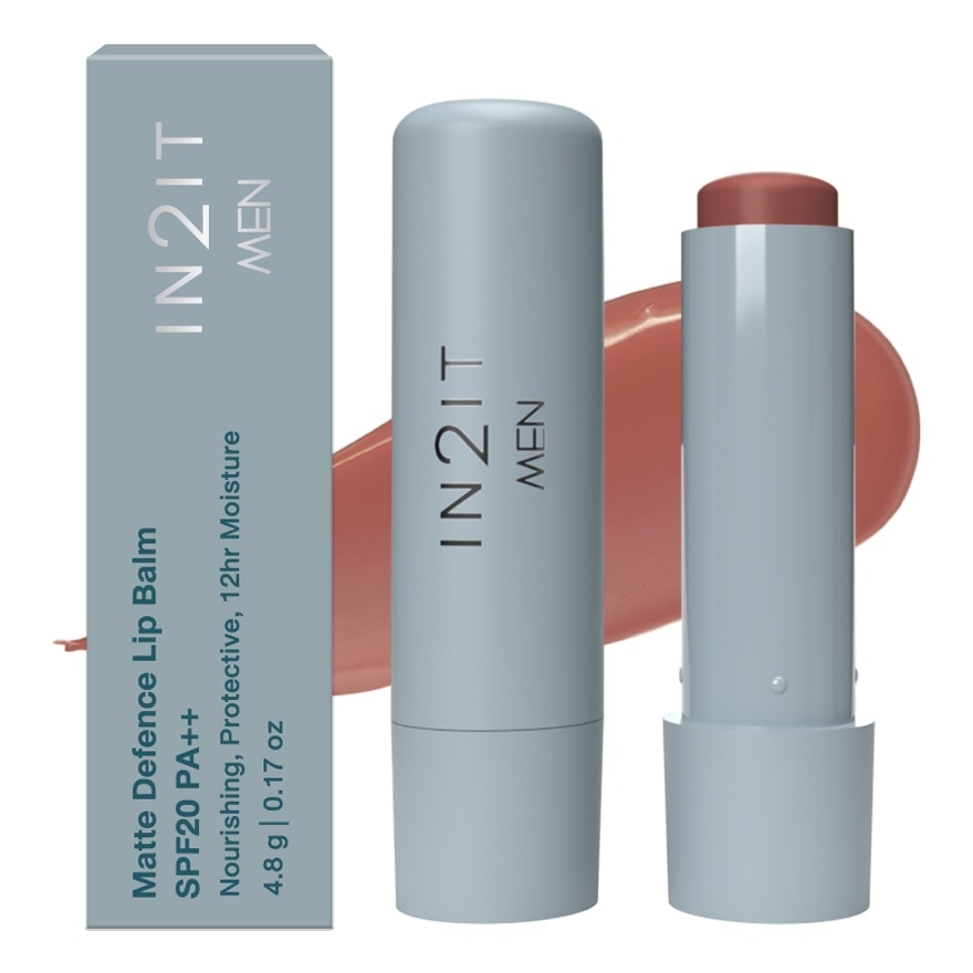 อินทูอิท เมน แมตต์ ดีเฟนซ์ ลิปบาล์ม SPF20 PA++ 4.8g. 03 คาราเมล