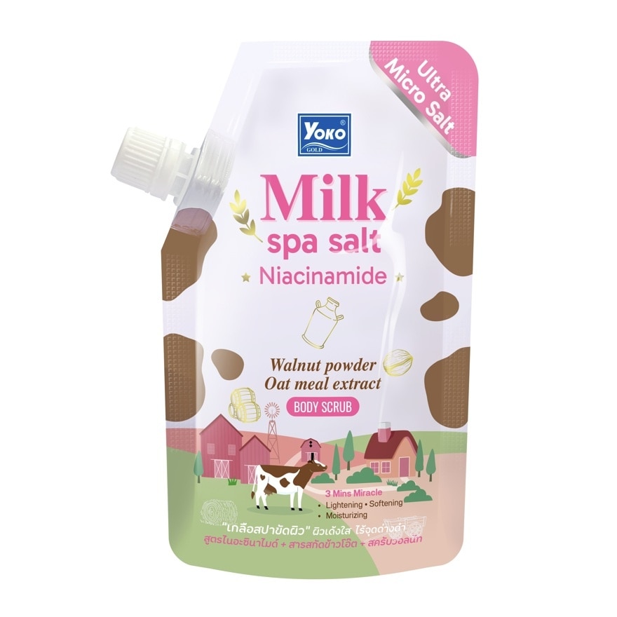 Yoko Yoko Body Scrub Gold Milk Spa Salt Niacinamide 350 G.