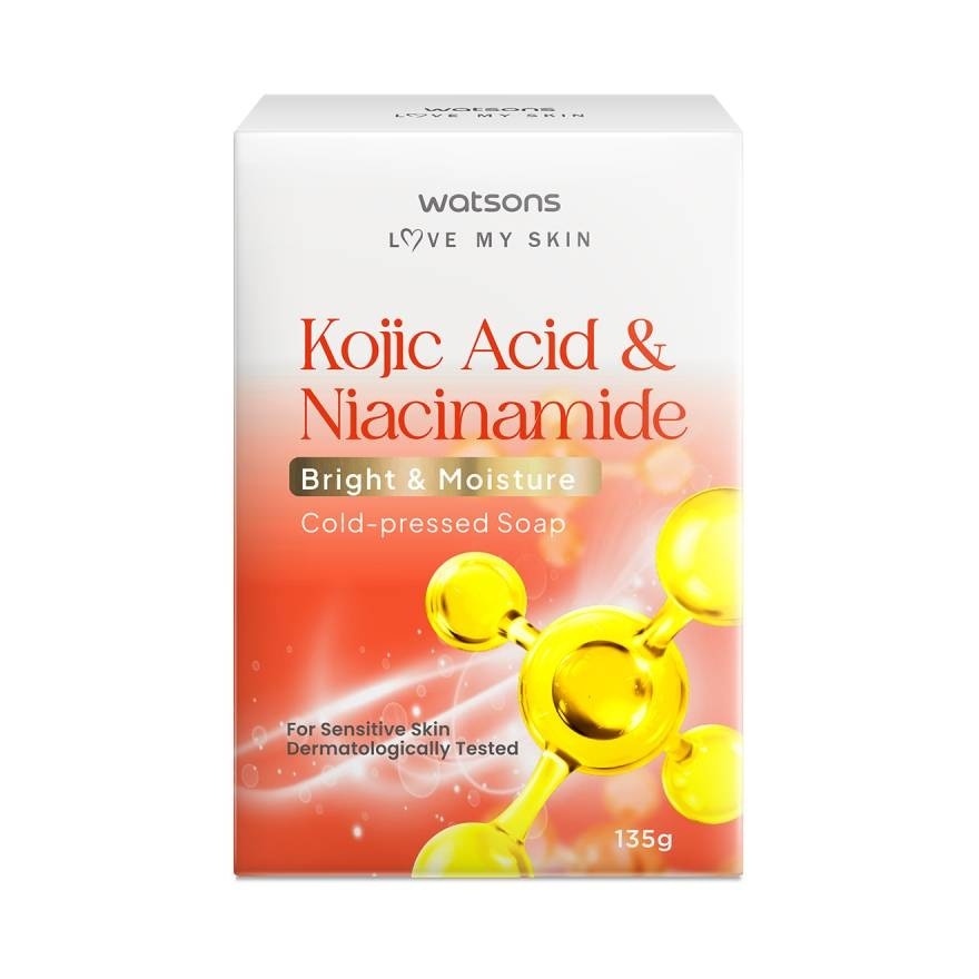 Watsons Kojic Acid Cold-Pressed Soap 135g.