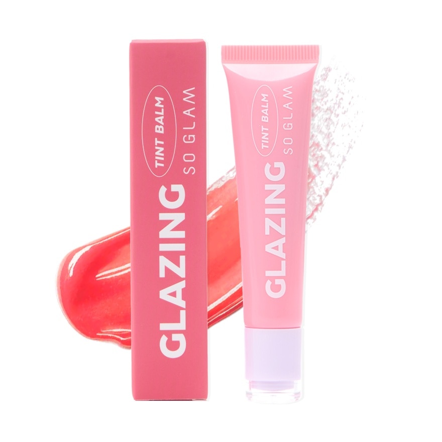 So Glam Glazing Lip Tint Balm 10g. 02 Cherry Rush