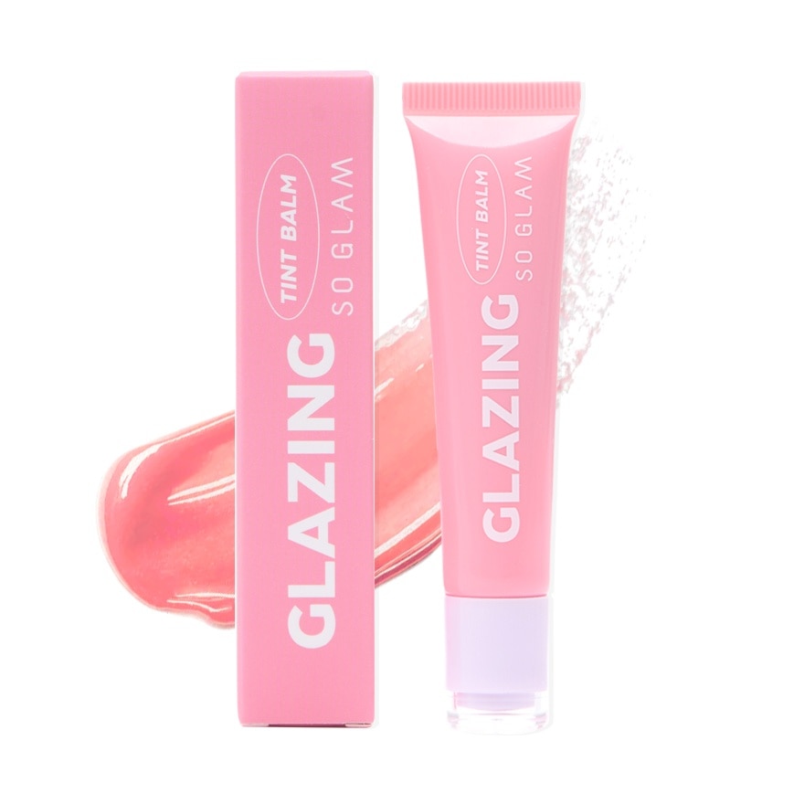 So Glam Glazing Lip Tint Balm 10g. 04 Tender Pink