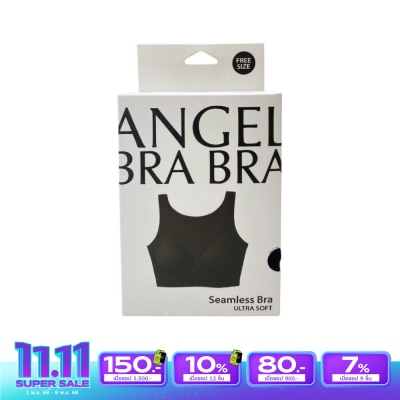 Angel Bra Bra Angel Bra Bra Seamless Bra Free Size 1pcs. Black
