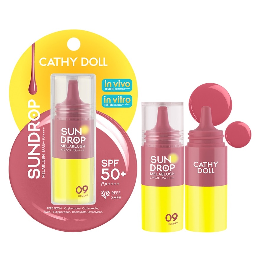 Cathy Doll Sundrop Melablush SPF50+ PA++++ 6g. 09 Holiday