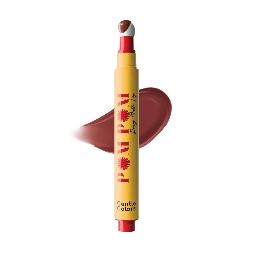 Gentle Colors Pom Pom Dewy Matte Lip 2.5g. 05 Harvard Heat   g