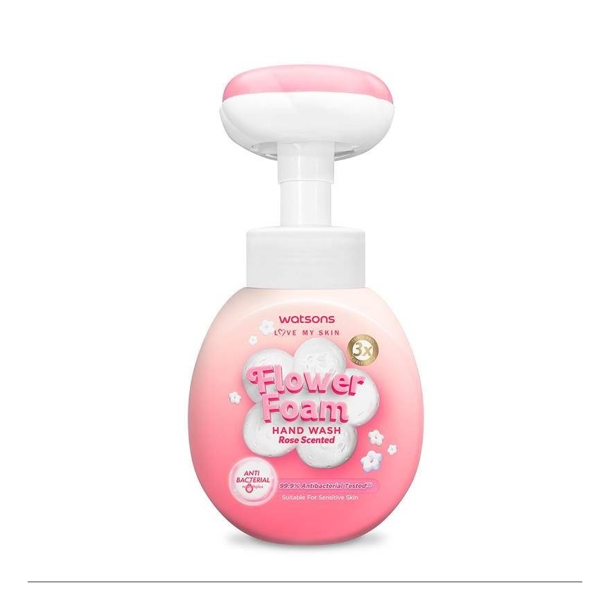 Watsons Flower Foam Hand Wash Rose Scented 300ml
