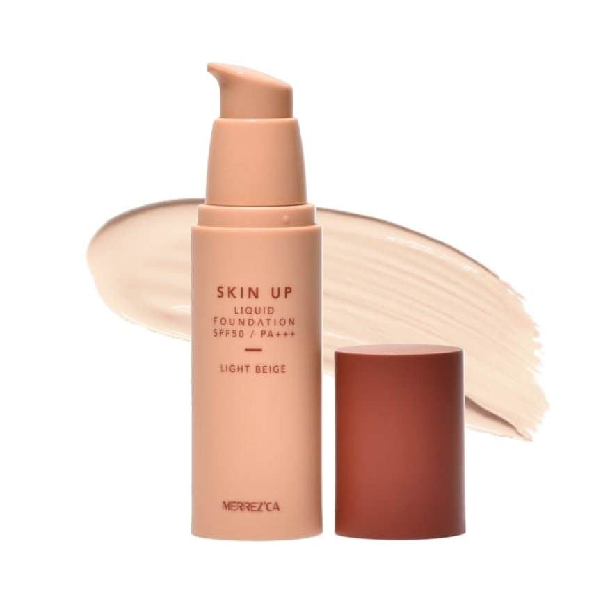 Merrezca Skin Up Liquid Foundation SPF50 PA+++ 30g. 02 Light Beige