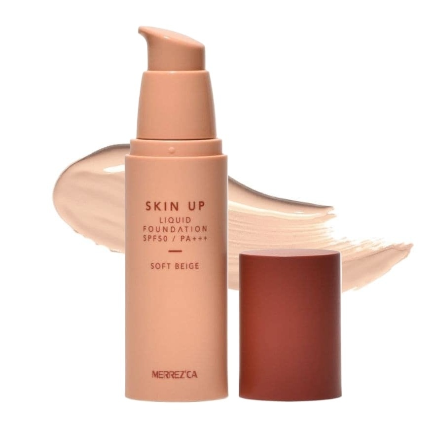 Merrezca Skin Up Liquid Foundation SPF50 PA+++ 30g. 03 Soft Beige