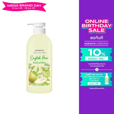 WATSONS - วัตสัน อิงลิช แพร์ มอยซ์เจอไรซิ่ง ชาวเวอร์ ครีม 450มล.
