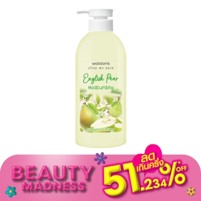 WATSONS วัตสัน อิงลิช แพร์ มอยซ์เจอไรซิ่ง ชาวเวอร์ ครีม 450มล.