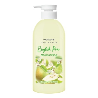 WATSONS วัตสัน อิงลิช แพร์ มอยซ์เจอไรซิ่ง ชาวเวอร์ ครีม 450มล.