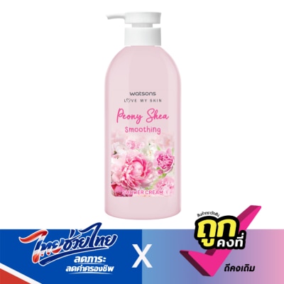 WATSONS - วัตสัน พีโอนี เชีย สมูทติ้ง ชาวเวอร์ ครีม 450มล.