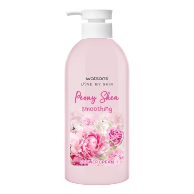 WATSONS วัตสัน พีโอนี เชีย สมูทติ้ง ชาวเวอร์ ครีม 450มล.