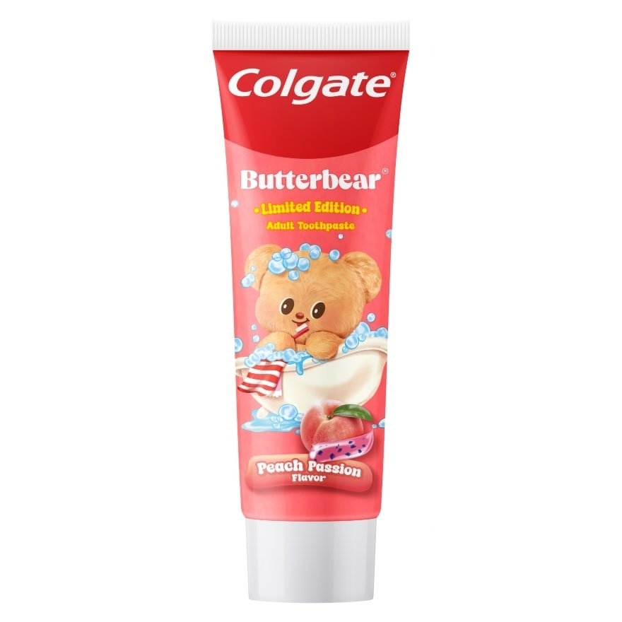 Colgate Colgate Toothpaste Butterbear Limited Edition Peach Passion 100 G.(Mix Color)