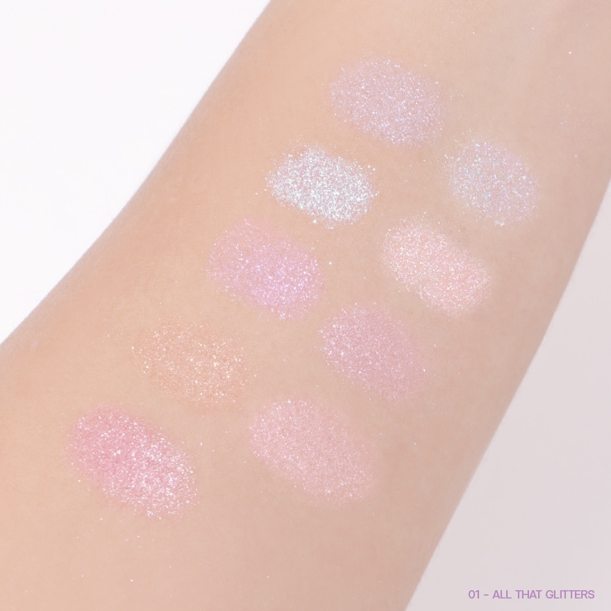 Meilinda Chiffon Ribbon Eye Palette 3.5g. 01 All That Glitters