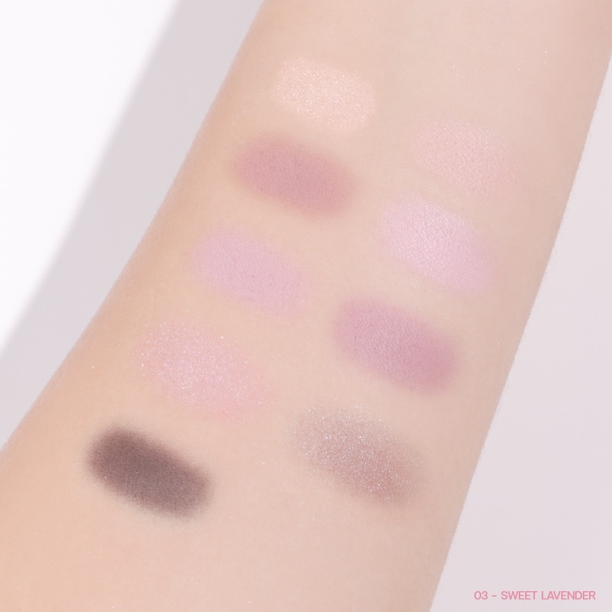 Meilinda Chiffon Ribbon Eye Palette 3.5g. 03 Sweet Lavender