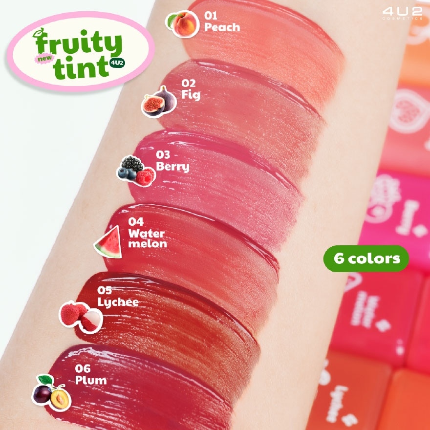 4U2 Fruity Lip Tint 3g. 02 Fig