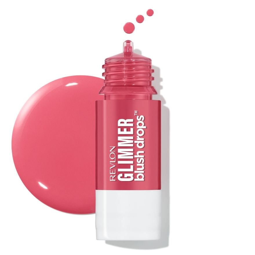 Revlon เรฟลอน กลิมเมอร์ บลัช ดรอปส์ 22ก. 102 พิงค์ อิท โอเวอร์