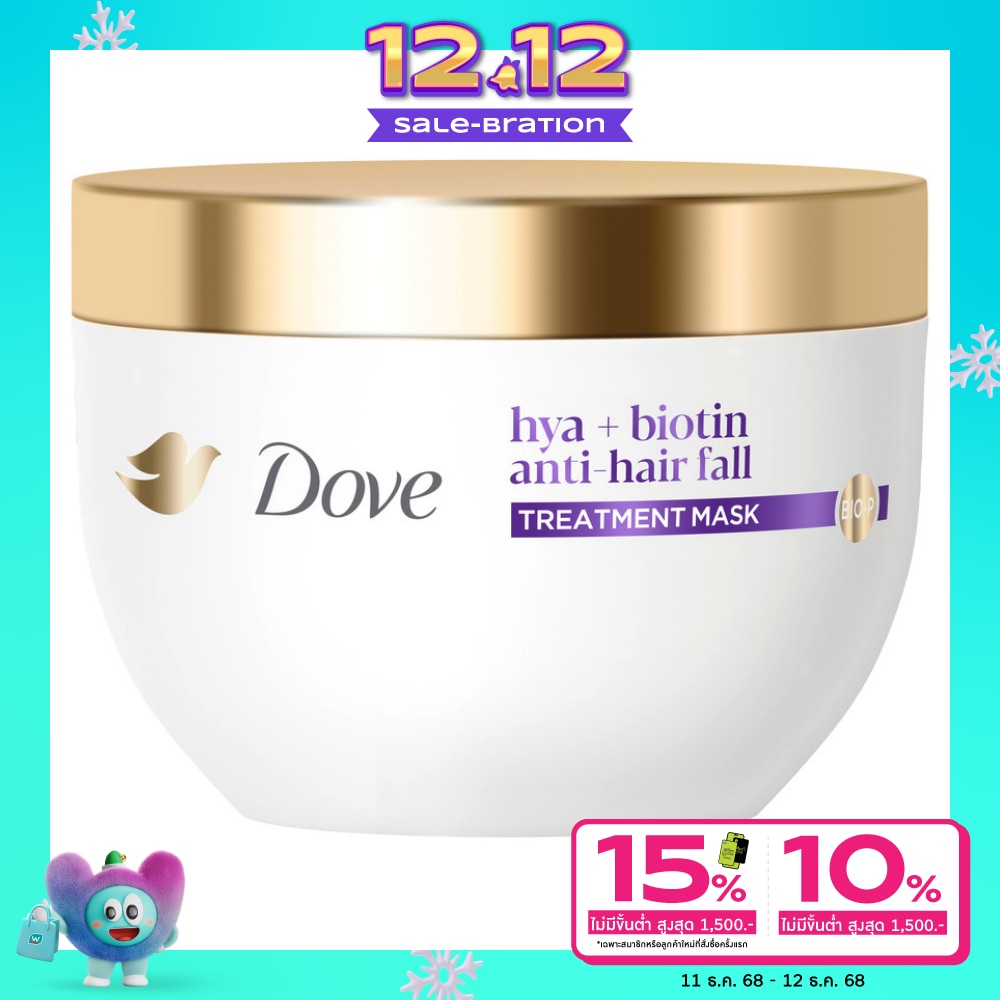 Dove Dove Treatment Mask Hya + Biotin Anti-Hair Fall Bio-P 265 G.