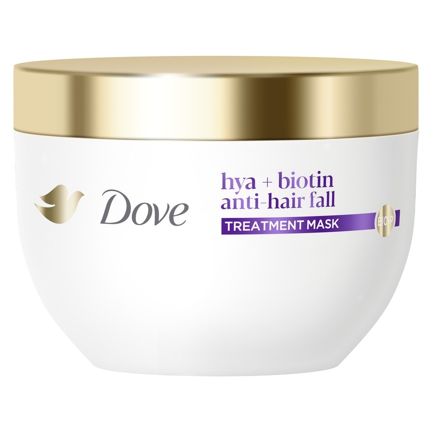 Dove โดฟ ทรีทเม้นท์ มาส์ก ไฮยา + ไบโอติน แอนตี้แฮร์ฟอล ไบโอ-พี 265 กรัม