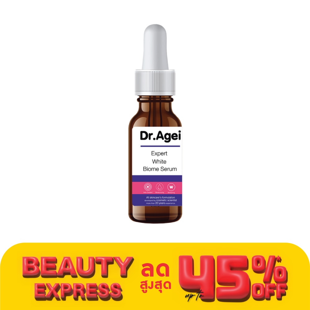 Dr.Agei ดร.เอจจี้ ซีรั่ม เอ็กซ์เพิร์ท ไวท์ ไบโอม 30 มล.