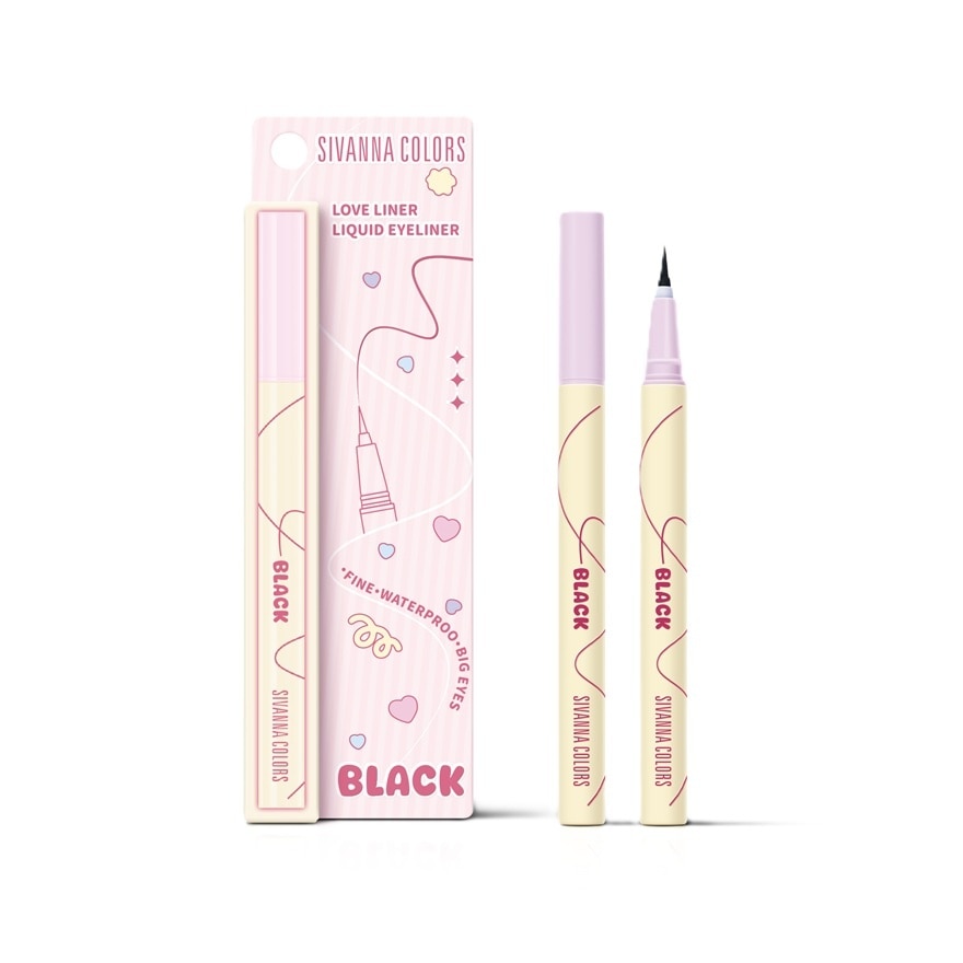 Sivanna Colors Liquid Eyeliner 0.8g N1 Black
