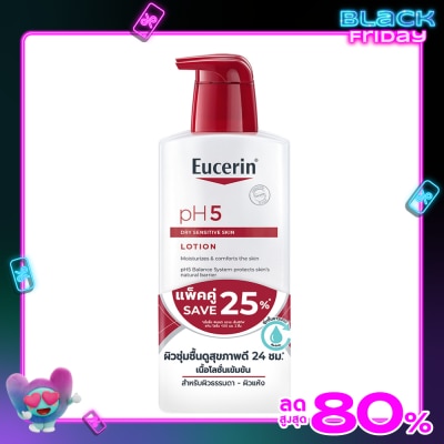 Eucerin Eucerin pH5 Dry Sensitive Skin Lotion 400 ml. x2