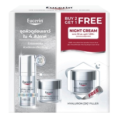 Eucerin Eucerin Epicelline Serum 30ml. + Hya Day Cream  Night Cream 50 ml.