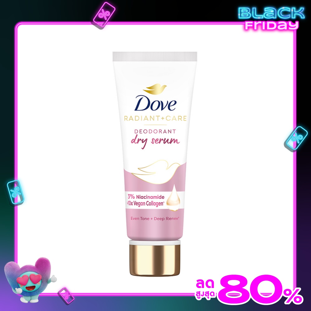 Dove Dove Radiant + Care Deodorant Dry Serum 3 Niacinamide +10X Vegan Collagen 40 Ml.