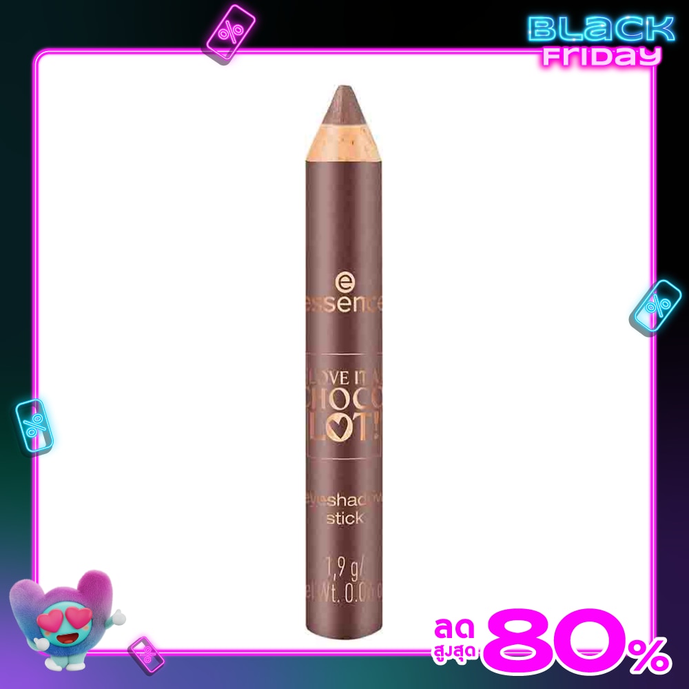 Essence เอสเซนส์ เลิฟ อิท อะ ช็อคโก ล็อต อายแชโดว์ สติ๊ก 1.9ก. 01 บราวน์