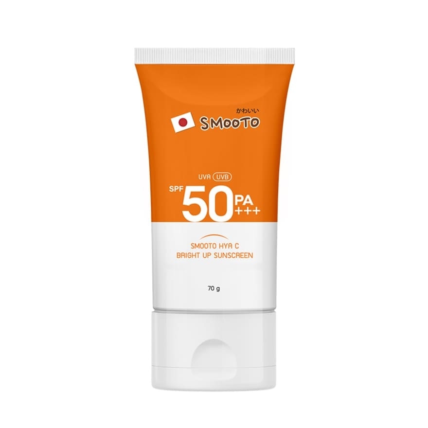 สมูทโตะ กันแดด สูตรเย็น ไฮยา ซี ไบร์ท อัพ ซันสกรีน SPF50 PA+++ 70ก.