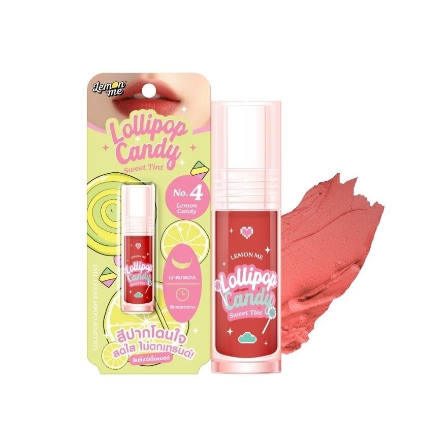 Lemon Me Lollipop Candy Sweet Tint Lip 3g. 04 Lemon Candy