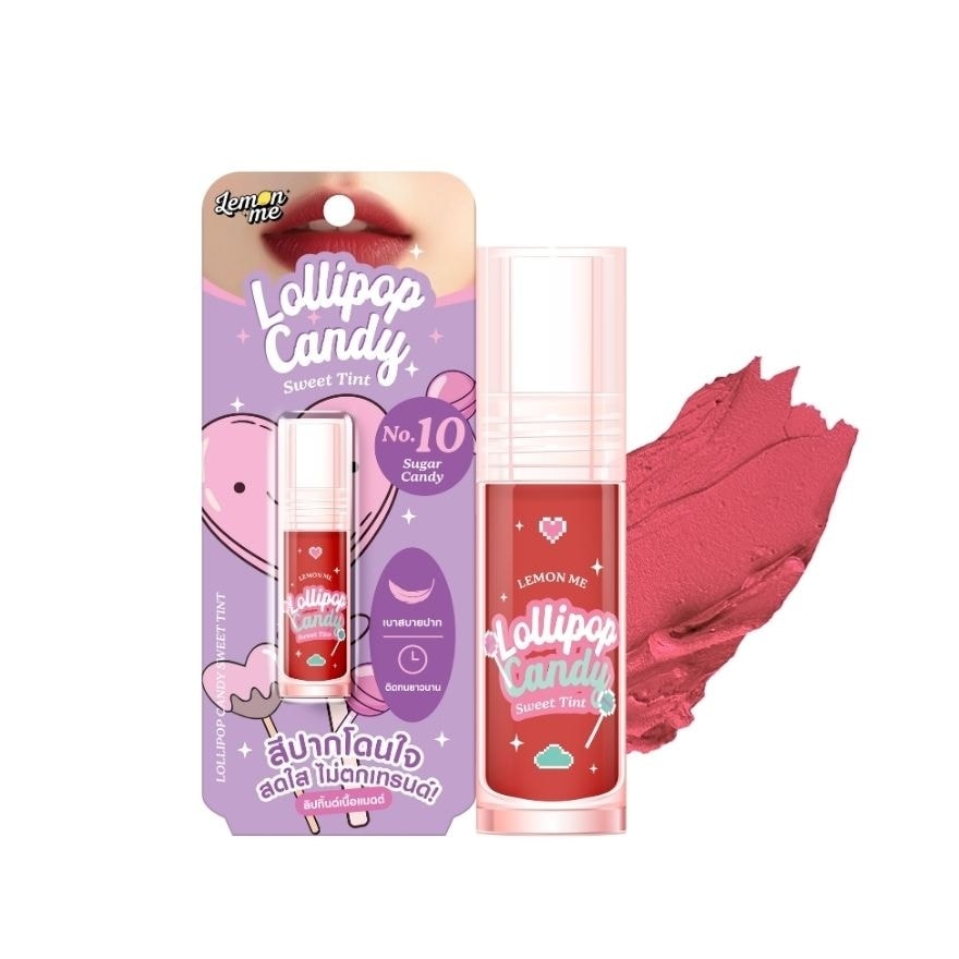 Lemon Me Lollipop Candy Sweet Tint Lip 3g. 10 Sugar Candy