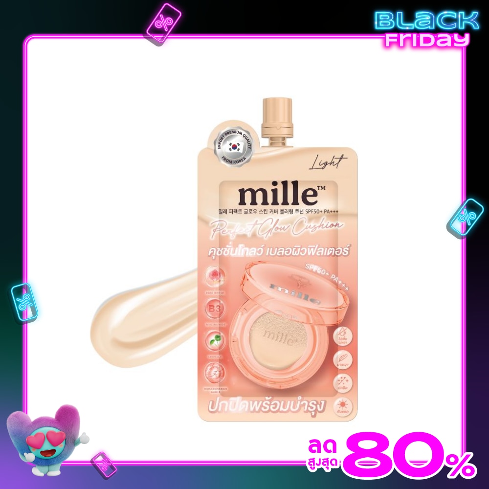 Mille Mille Perfect Glow Cushion SPF50 6g 01